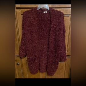 Debut Maroon Women's Cardigan
